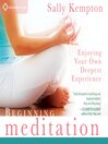 Cover image for Beginning Meditation